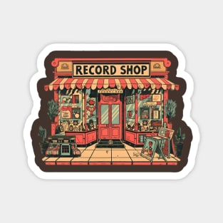 record shop Magnet