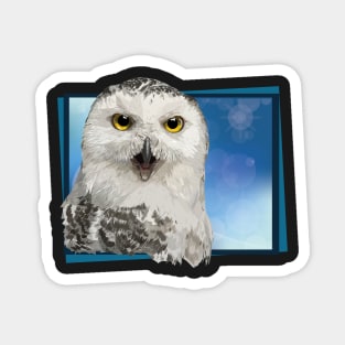 Snowy owl Magnet