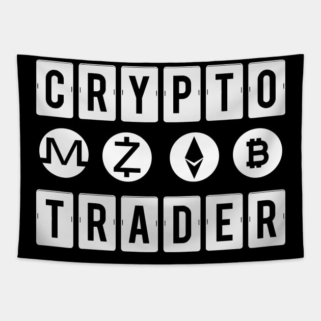 Cryptocurrency Crypto Trader Bitcoin Blockchain Tapestry by theperfectpresents