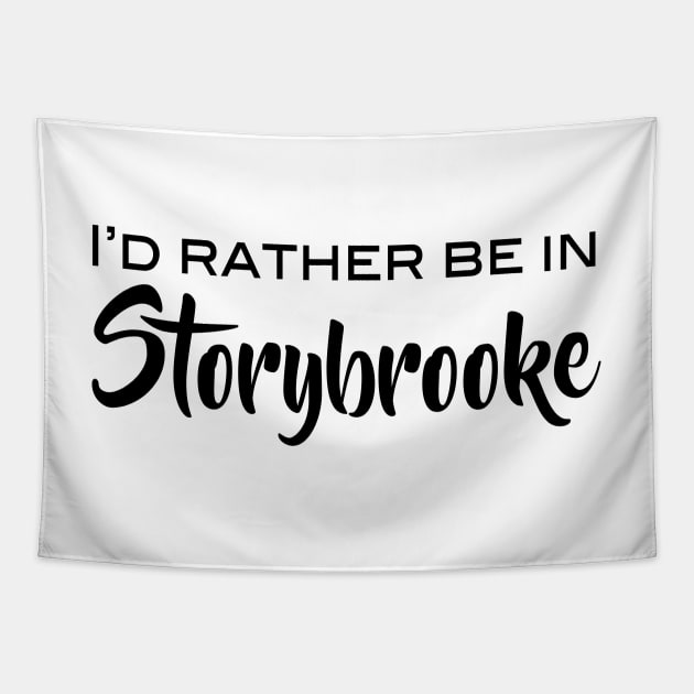 Once upon a time - I'd rather be in Storybrooke Tapestry by qpdesignco