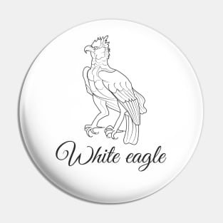 White Eagle Pin