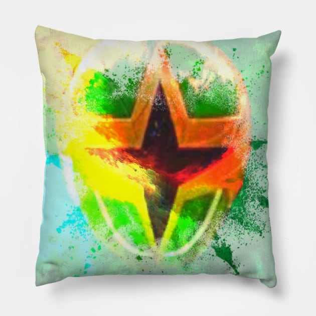 GREEN RANGER IS THE GOAT NINJA STORM Pillow by TSOL Games