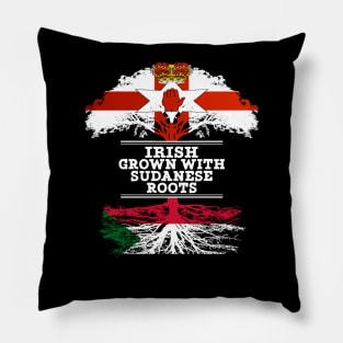 Northern Irish Grown With Sudanese Roots - Gift for Sudanese With Roots From Sudan Pillow