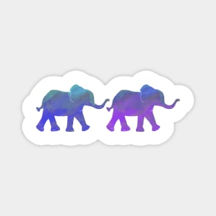 Follow the Leader (Purple and Blue) Magnet