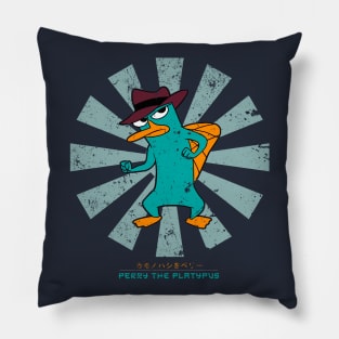 Perry The Platypus Retro Japanese Pillow