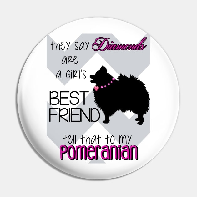 Pomeranian Pin by GermanShepherdGurl