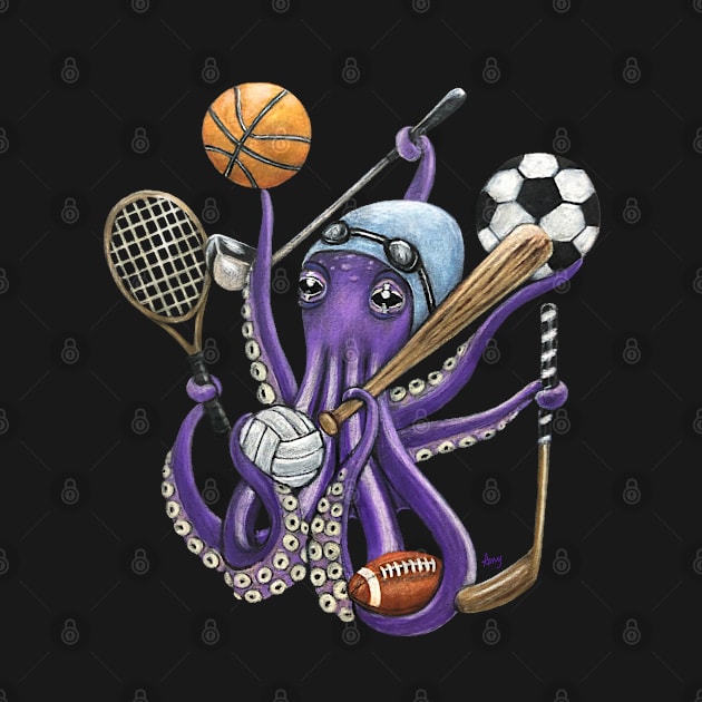 "OctoCoach" - OctoKick collection by GardenPartyArt