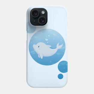 Kawaii dolphin Phone Case