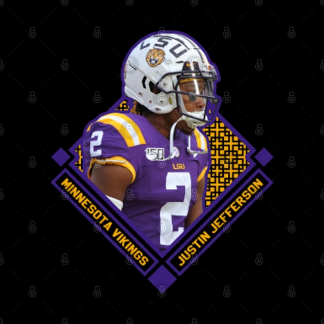 JUSTIN JEFFERSON MINNESOTA VIKINGS by hackercyberattackactivity