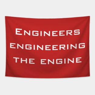 Engineering word play Tapestry