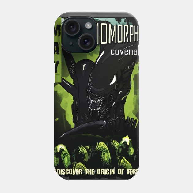 Alien Phone Case by mephobiadesigns