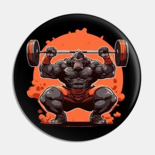 gorilla at gym Pin