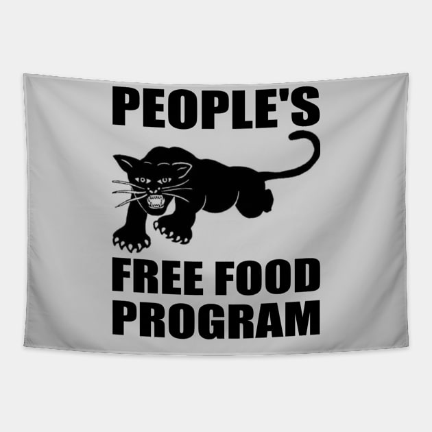 People's Free Food Program Tapestry by Seaside Designs