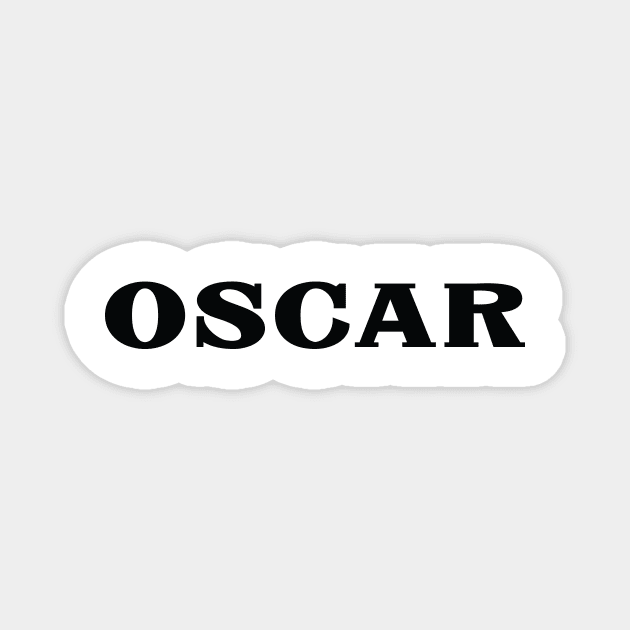 Oscar Name Magnet by ProjectX23Red