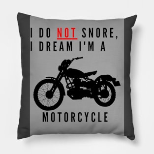 Motorcycle dreams Pillow