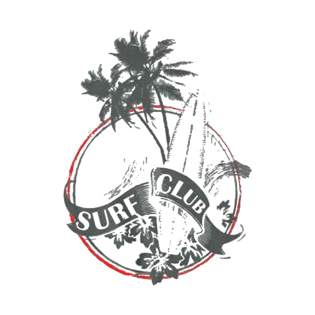 Surf Club Surfer Gift Shirt by JoePhrank