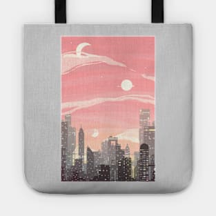 Peach sunrise Tote