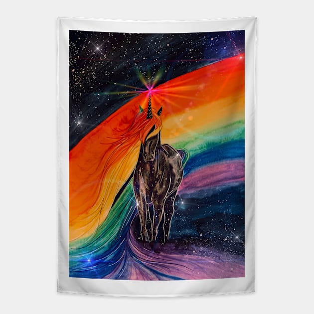 Rainbow bright Tapestry by Whettpaint