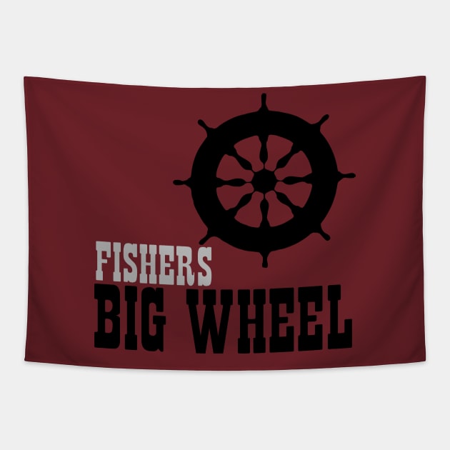 Fishers Big Wheel Tapestry by carcinojen