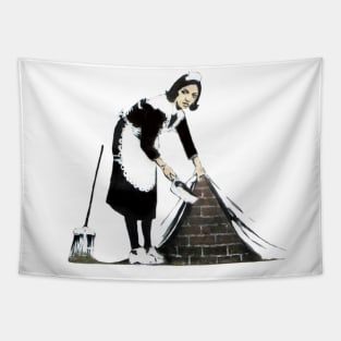 BANKSY Sweep Under the Carpet Tapestry