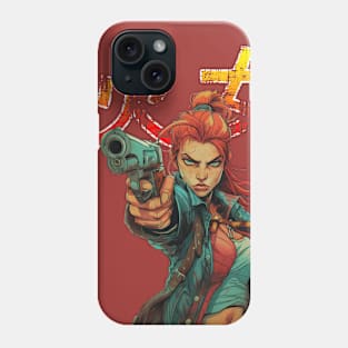 fire woman Phone Case