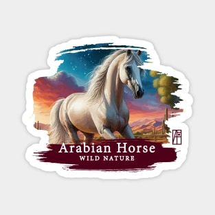 Arabian Horse - WILD NATURE - HORSE -16 Magnet