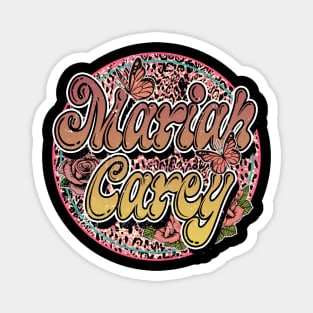 Graphic Proud Mariah Name Flower Birthday 70s 80s 90s Vintage Styles Magnet