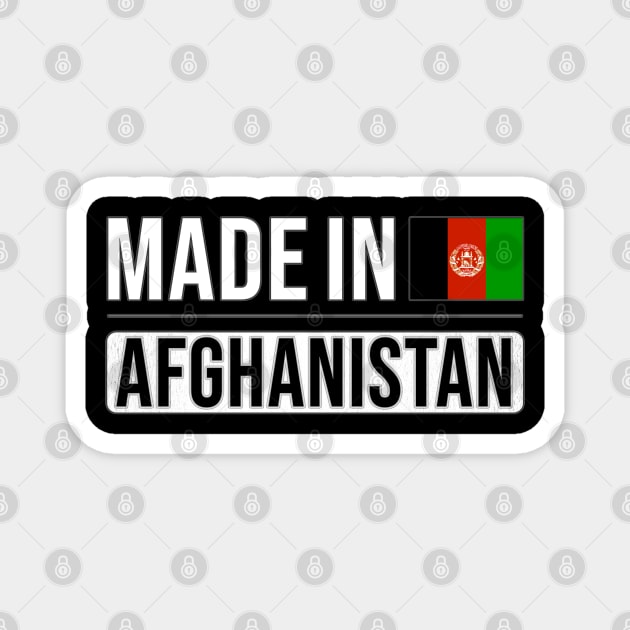 Made In Afghanistan - Gift for Afghanistani With Roots From Afghanistan Magnet by Country Flags