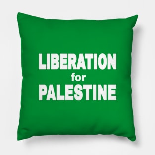 LIBERATION FOR PALESTINE - White - Back Pillow