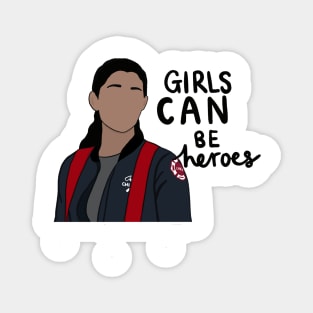 Stella Kidd Girls Can Be Heroes Magnet