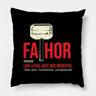 FaThor Gift for Fathers day Pillow