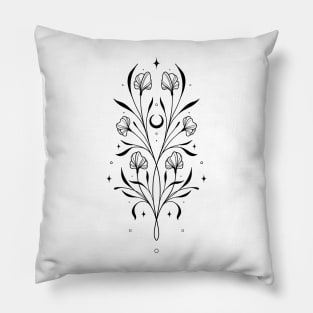 Crescent Florals Pillow