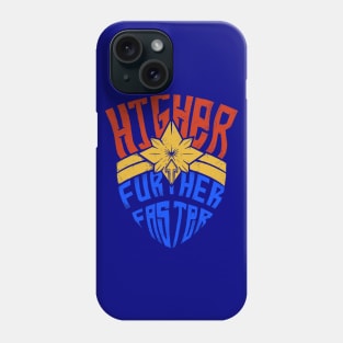 Higher Further Faster Emblem Phone Case