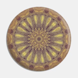 Sunflower Mandala Autumn Fall Pin