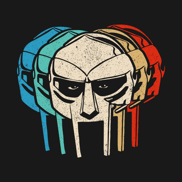 Retro MF Doom - Tribute Design by The Sarah Gibs