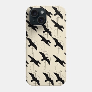 Twin Birds Eagles geometric Phone Case