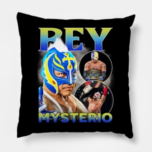 VINTAGE BOOTLEG REY MYSTERIO 90S STYLE Pillow