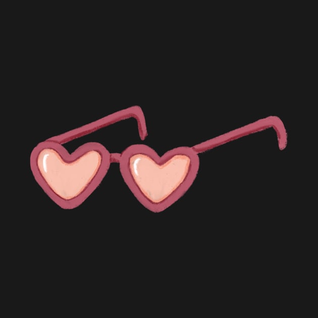 Heart glasses by katevcreates