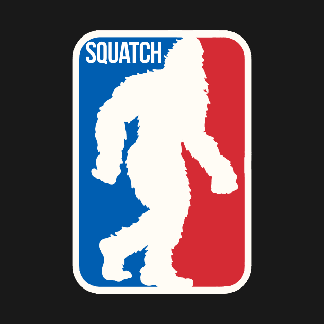 Bigfoot Basketball Funny NBA Fan Art Sasquatch Squatch Logo by robotbasecamp