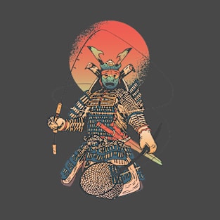 Smaurai Warrior Bushido Fighter Retro Vintage T-Shirt