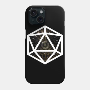 D20 Decal Badge - Lawful Evil Phone Case