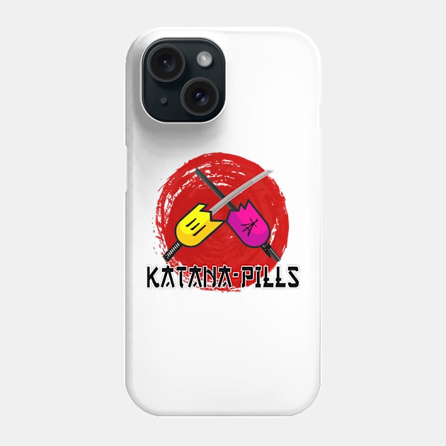 katana-pills Phone Case by BigRayou