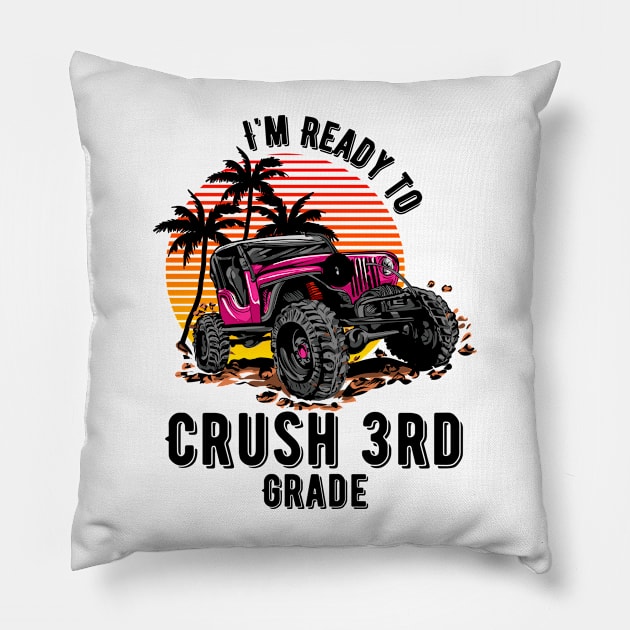 I'm Ready To Crush 3nd grade Pillow by Myartstor 