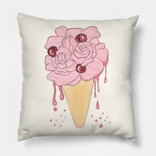 Flower ice cream Pillow