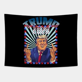 Funny Political Trump Elections Design Tapestry