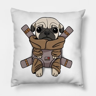 Pug Baby Dog Pillow