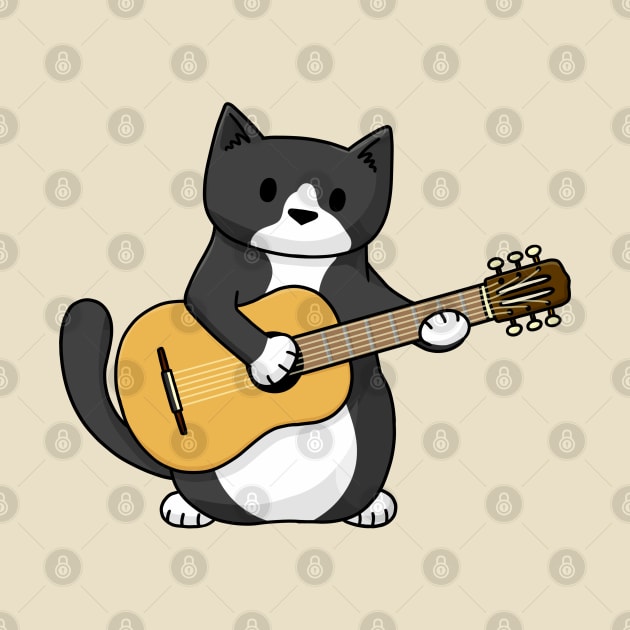 Guitarist Cat by Doodlecats 