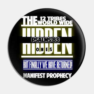 Psalms 83 The Hidden Ones | 12 Tribes of Israel|  Sons of Thunder Pin