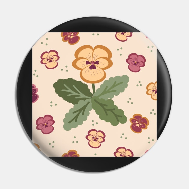 pansy Pin by FrancesPoff