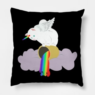 unicat - rainbow Pillow